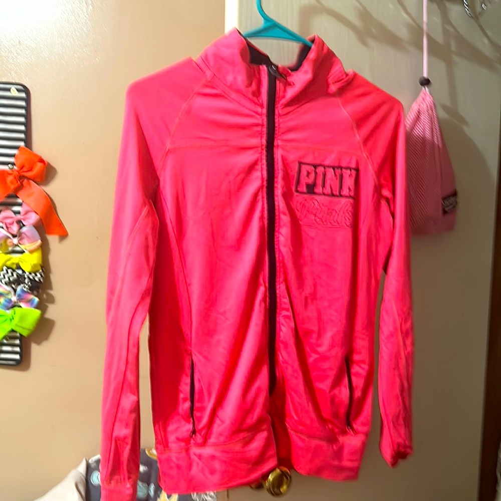 I absolutely love this jacket,It’s from Victoria’s Secret.